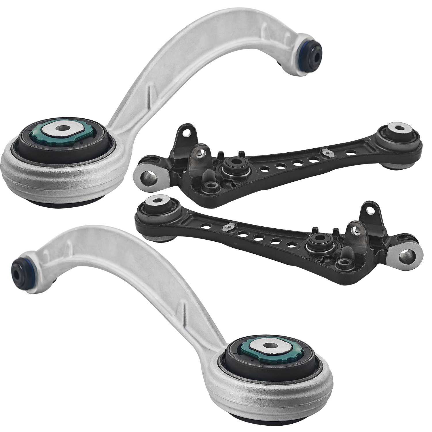 4Pcs Lower Control Arm Kit Fit for 2010-2019 Jaguar XJ/XJR/ XJR575 RWD 