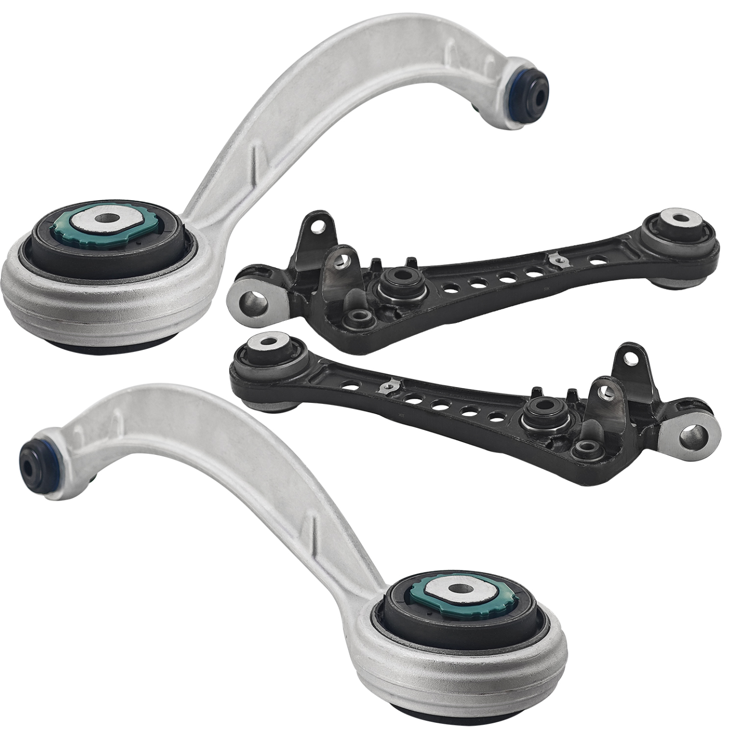 4Pcs Lower Control Arm Kit Fit for 2010-2019 Jaguar XJ/XJR/ XJR575 RWD 