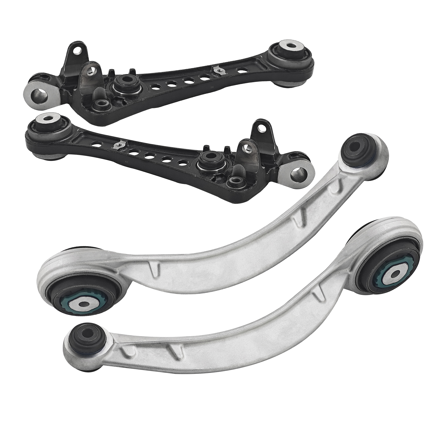 4Pcs Lower Control Arm Kit Fit for 2010-2019 Jaguar XJ/XJR/ XJR575 RWD 