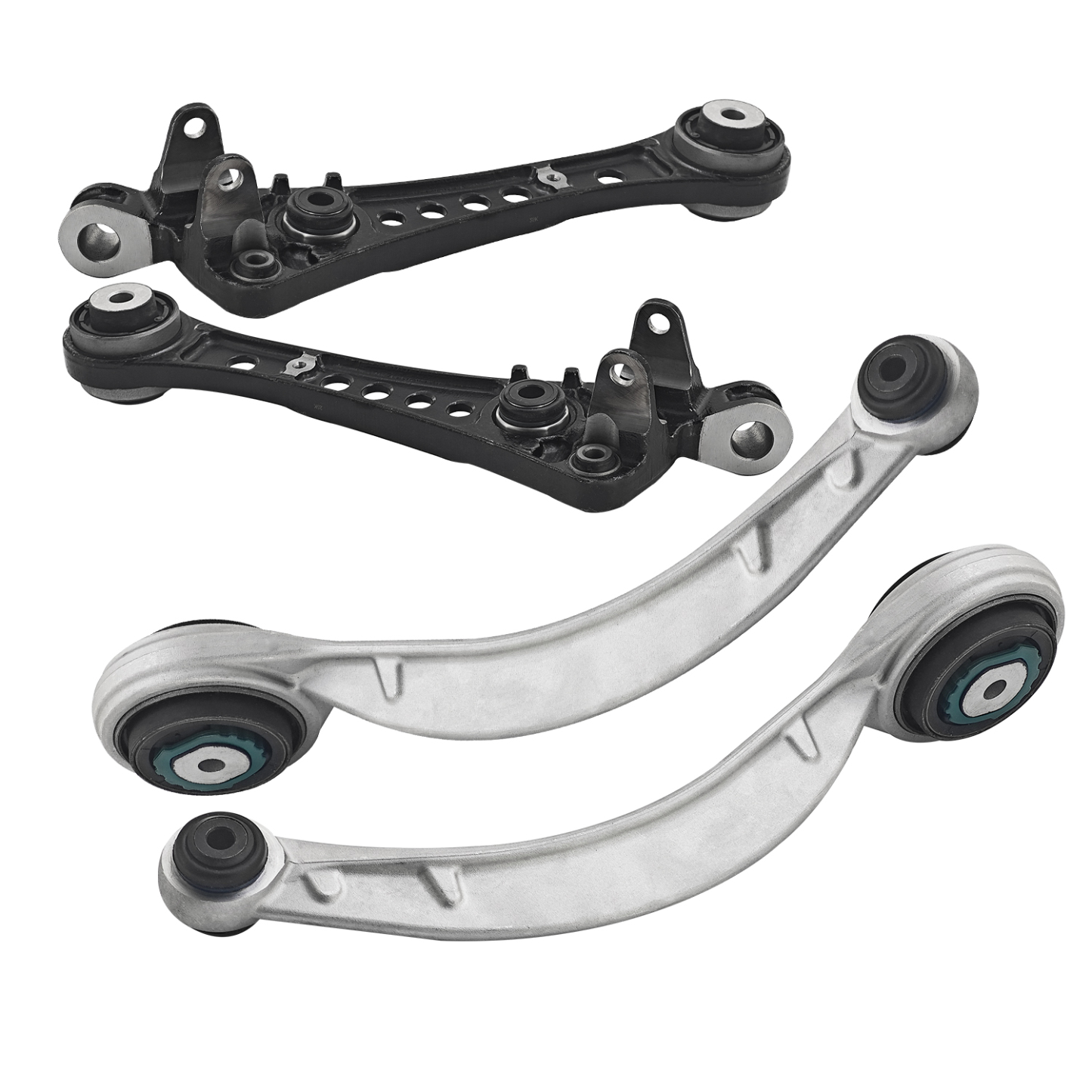 4Pcs Lower Control Arm Kit Fit for 2010-2019 Jaguar XJ/XJR/ XJR575 RWD 