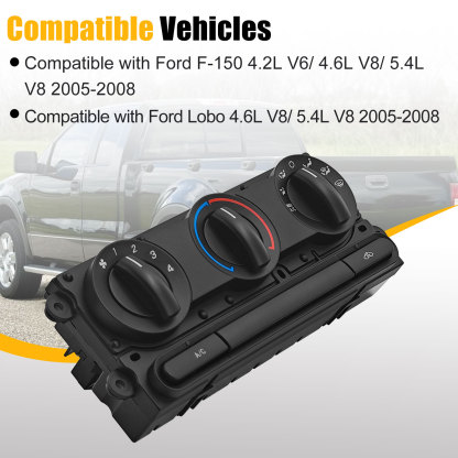 Climate Control Module for Ford F-150, Lobo 2005-2008