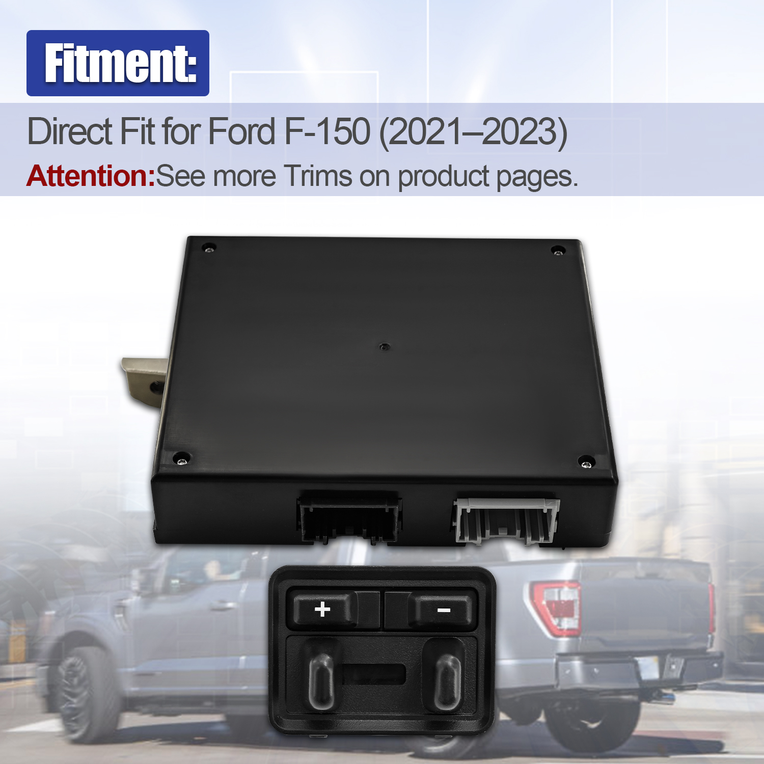 Brake Controller Kit Compatible with Ford F150 2021–2023