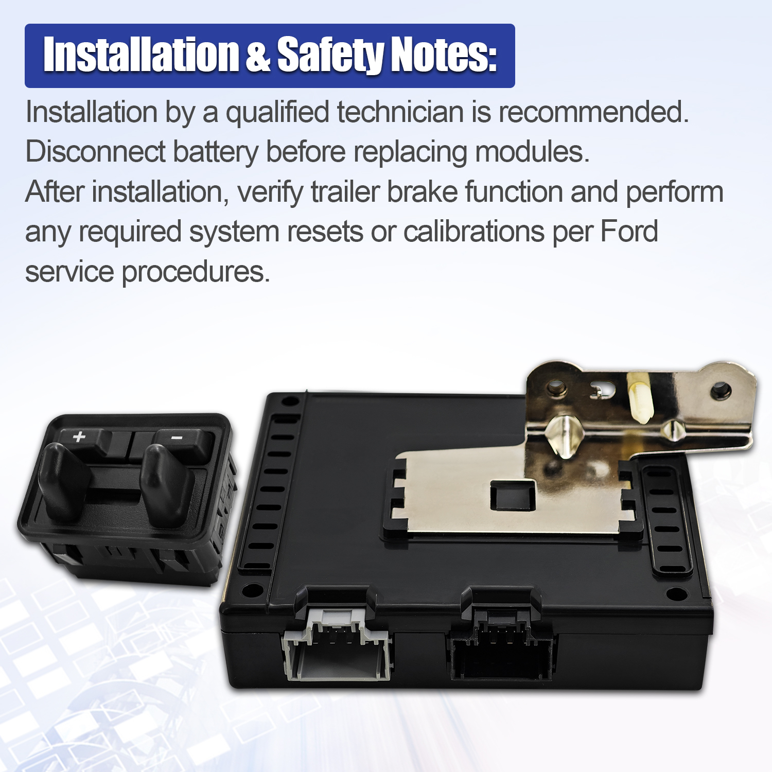 Brake Controller Kit Compatible with Ford F150 2021–2023