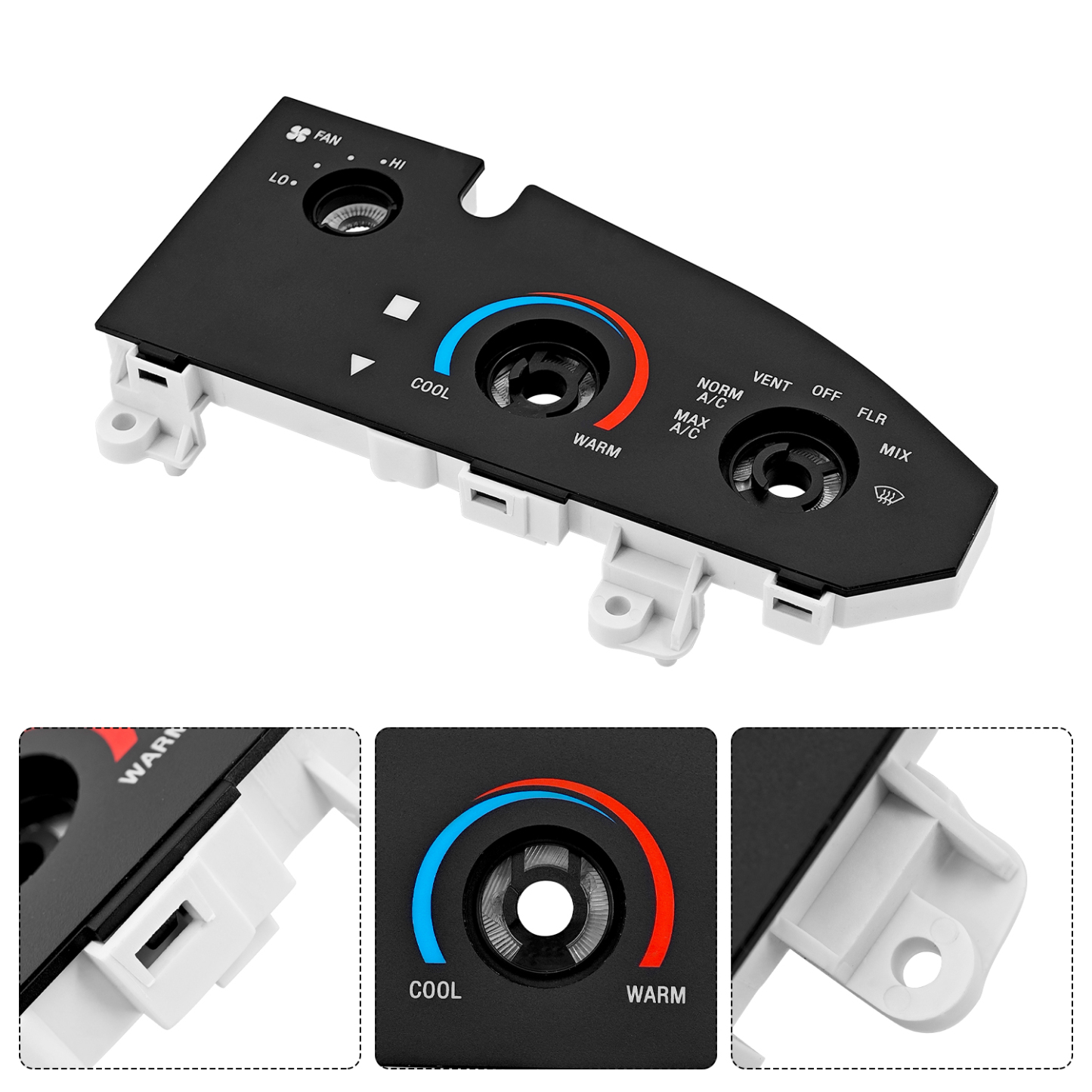 AC Heater Control Air Cond Control Panel for Ford E150 E250 E350 Van 2005-2014 / E350 E450SD Van 2015-2019