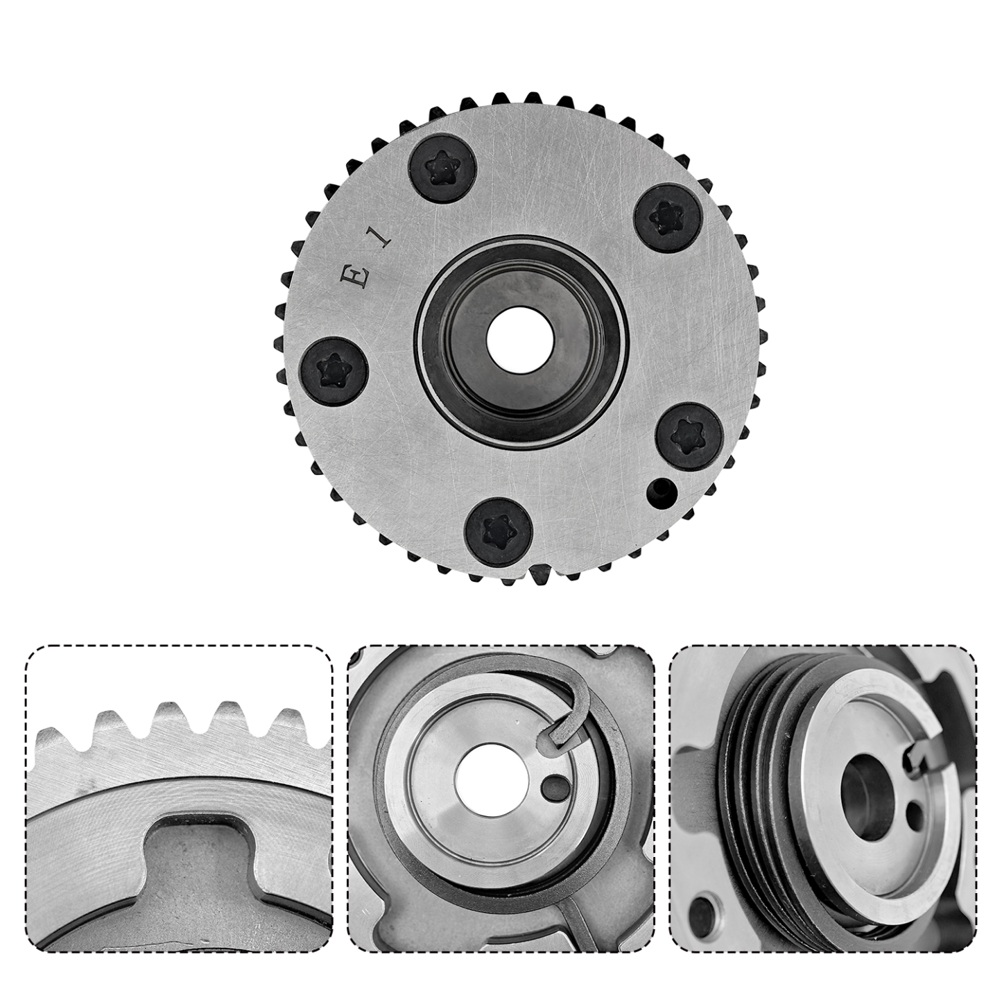 VVT Camshaft Phaser Actuator Sprocket Kit Int & Exh for Nissan 2011-2021 Juke/Rogue Sport/Qashqai/X-Trail (Mexico)