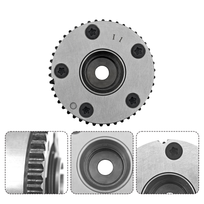 VVT Camshaft Phaser Actuator Sprocket Kit Int & Exh for Nissan 2011-2021 Juke/Rogue Sport/Qashqai/X-Trail (Mexico)