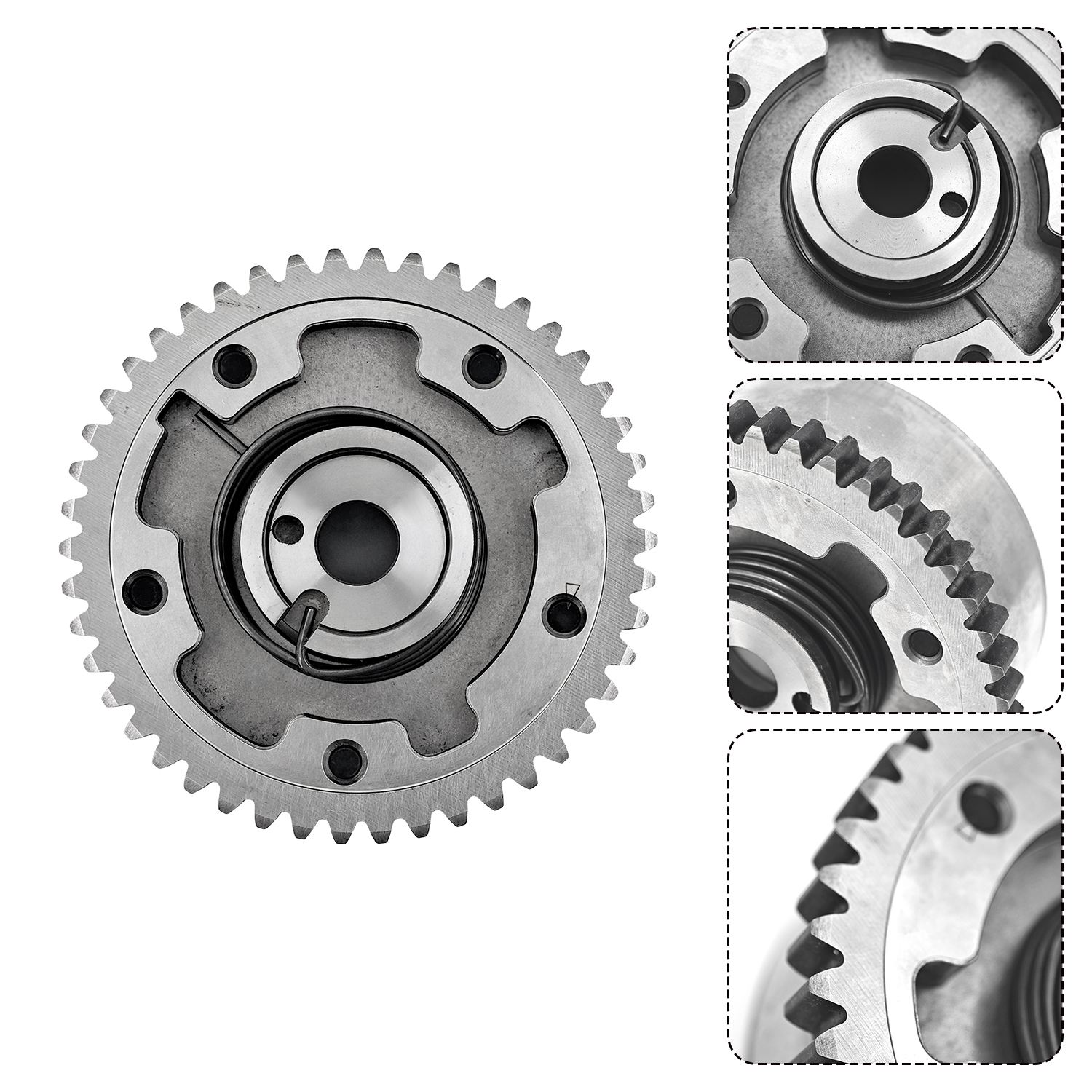 VVT Camshaft Phaser Actuator Sprocket Kit Int & Exh for Nissan 2011-2021 Juke/Rogue Sport/Qashqai/X-Trail (Mexico)