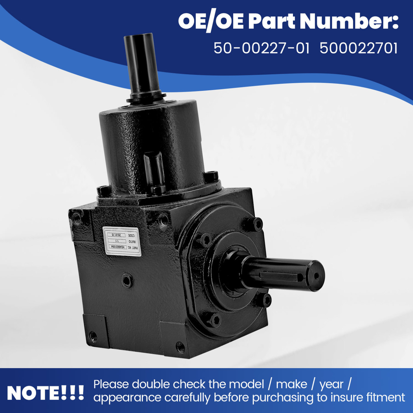 Gearbox Fits for Carrier X4 7500 Ultima XTC X2 1800 2100 2100A 2100R 2500A 2500R