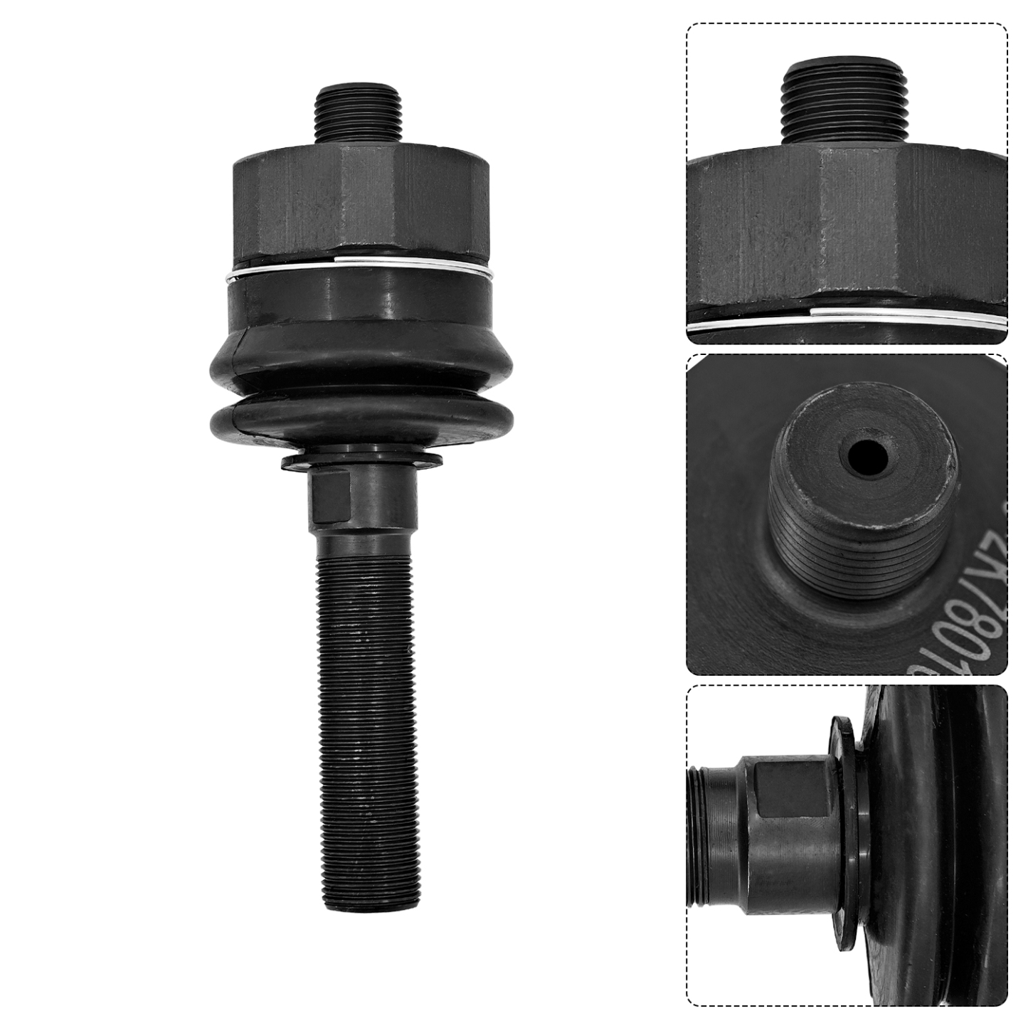 Heavy Duty Tie Rod Ends Kit Fits for Chevy Silverado GMC Sierra 2500 HD 4WD 2001-2010, 0-6" Adjustable Tie Rod Kits Fit for 3500 4WD 2001-2006