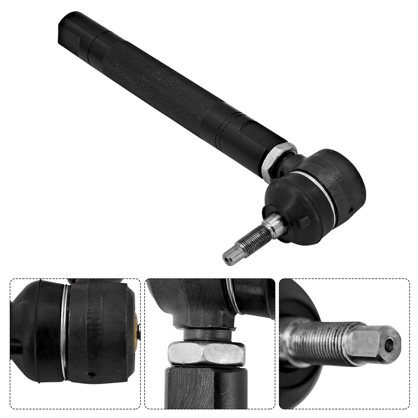 Heavy Duty Tie Rod Ends Kit Fits for Chevy Silverado GMC Sierra 2500 HD 4WD 2001-2010, 0-6" Adjustable Tie Rod Kits Fit for 3500 4WD 2001-2006