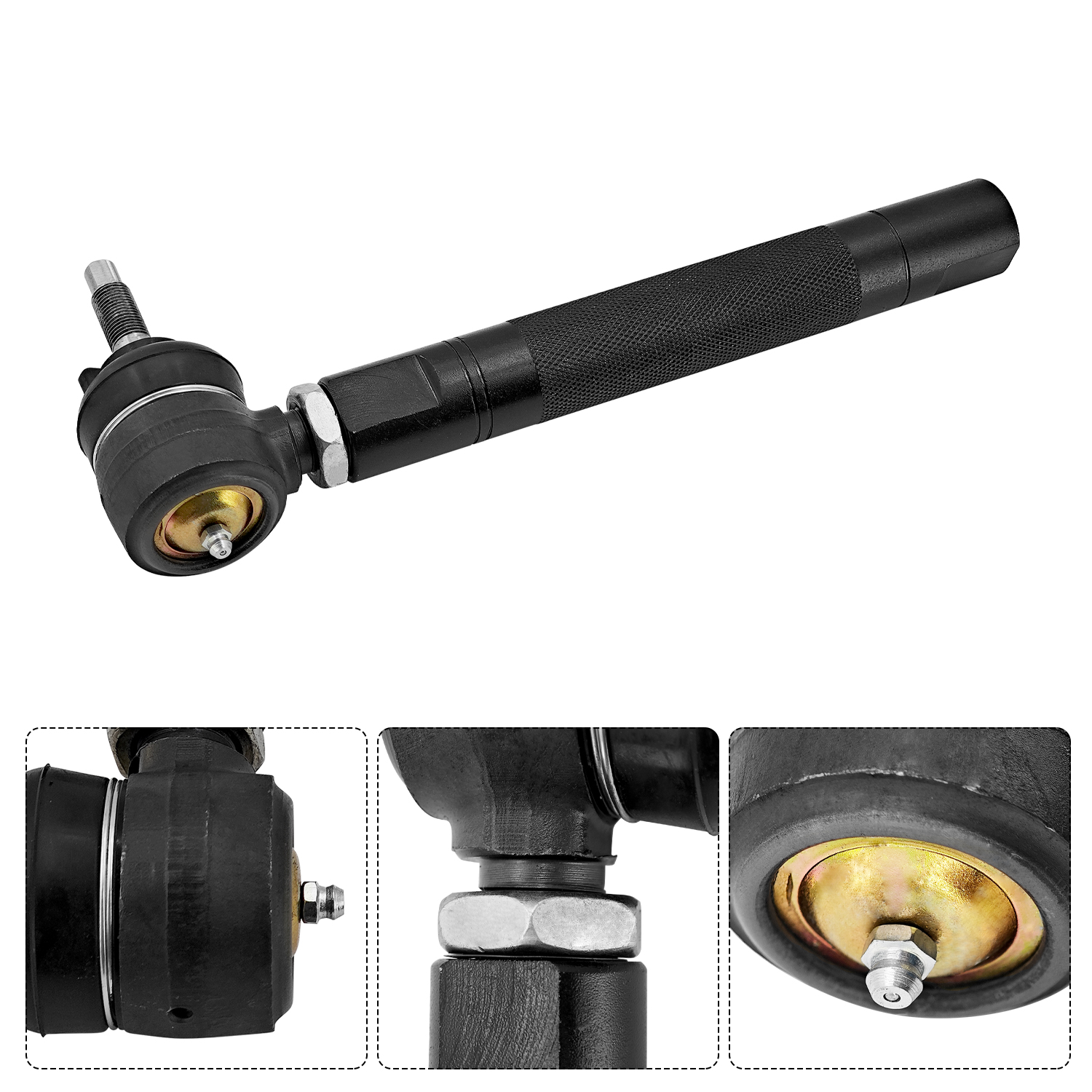 Heavy Duty Tie Rod Ends Kit Fits for Chevy Silverado GMC Sierra 2500 HD 4WD 2001-2010, 0-6" Adjustable Tie Rod Kits Fit for 3500 4WD 2001-2006