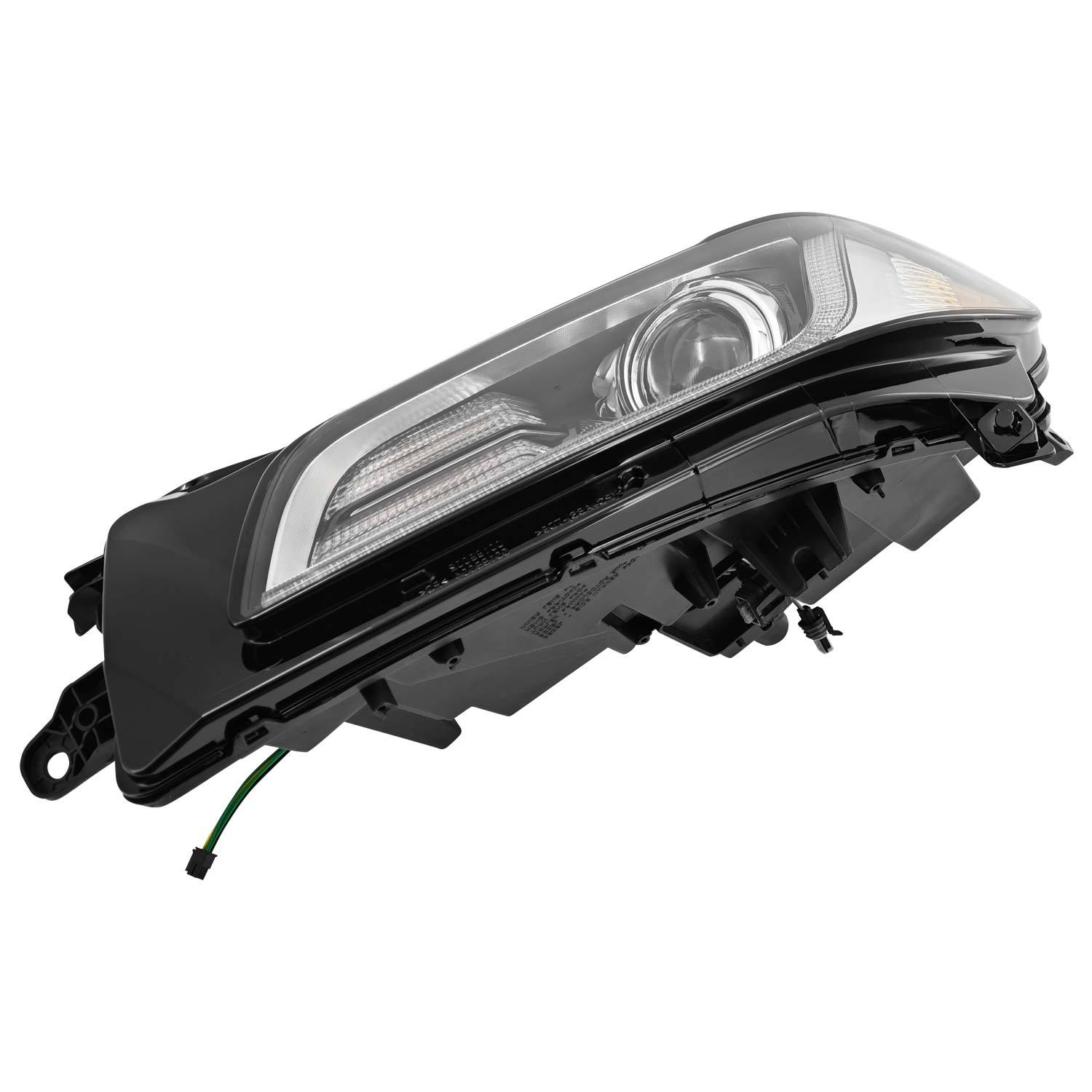 Left Driver Side Xenon HID Headlight Assy for 2017-2020 Lincoln Continental 2.7L 3.0L EcoBoost 3.7L Duratec, w/Headlamp Leveling