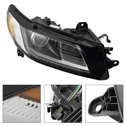 Right Passenger Side Xenon HID Headlight Assy for 2017-2020 Lincoln Continental 2.7L 3.0L EcoBoost 3.7L Duratec, w/Headlamp Leveling