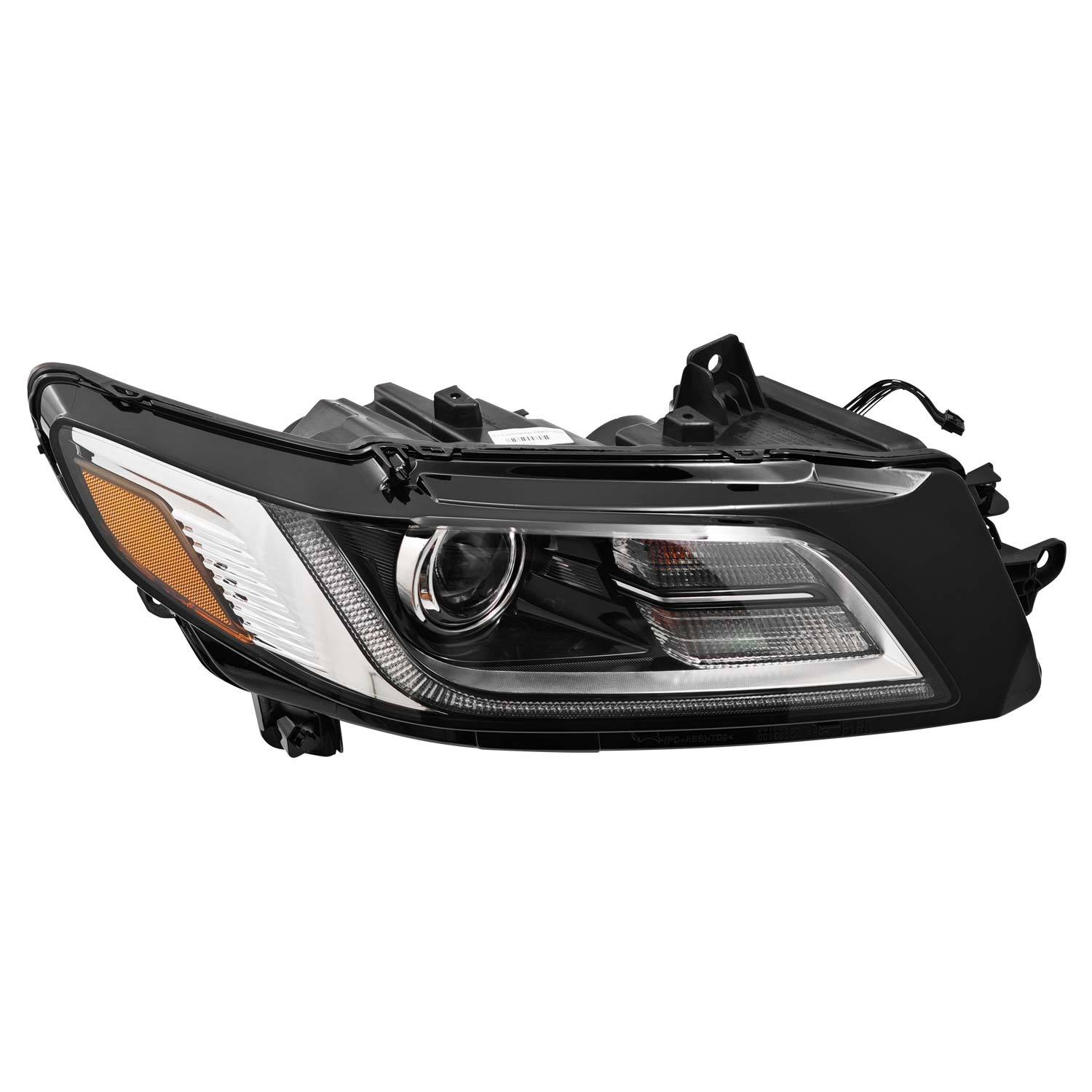 Right Passenger Side Xenon HID Headlight Assy for 2017-2020 Lincoln Continental 2.7L 3.0L EcoBoost 3.7L Duratec, w/Headlamp Leveling