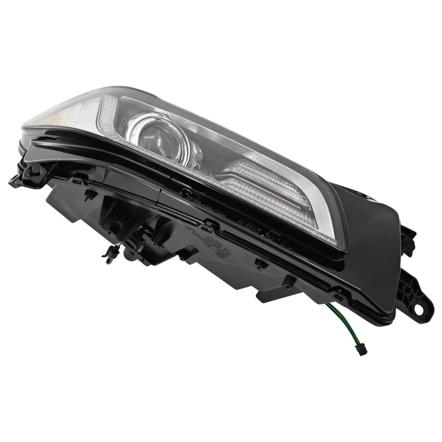 Right Passenger Side Xenon HID Headlight Assy for 2017-2020 Lincoln Continental 2.7L 3.0L EcoBoost 3.7L Duratec, w/Headlamp Leveling