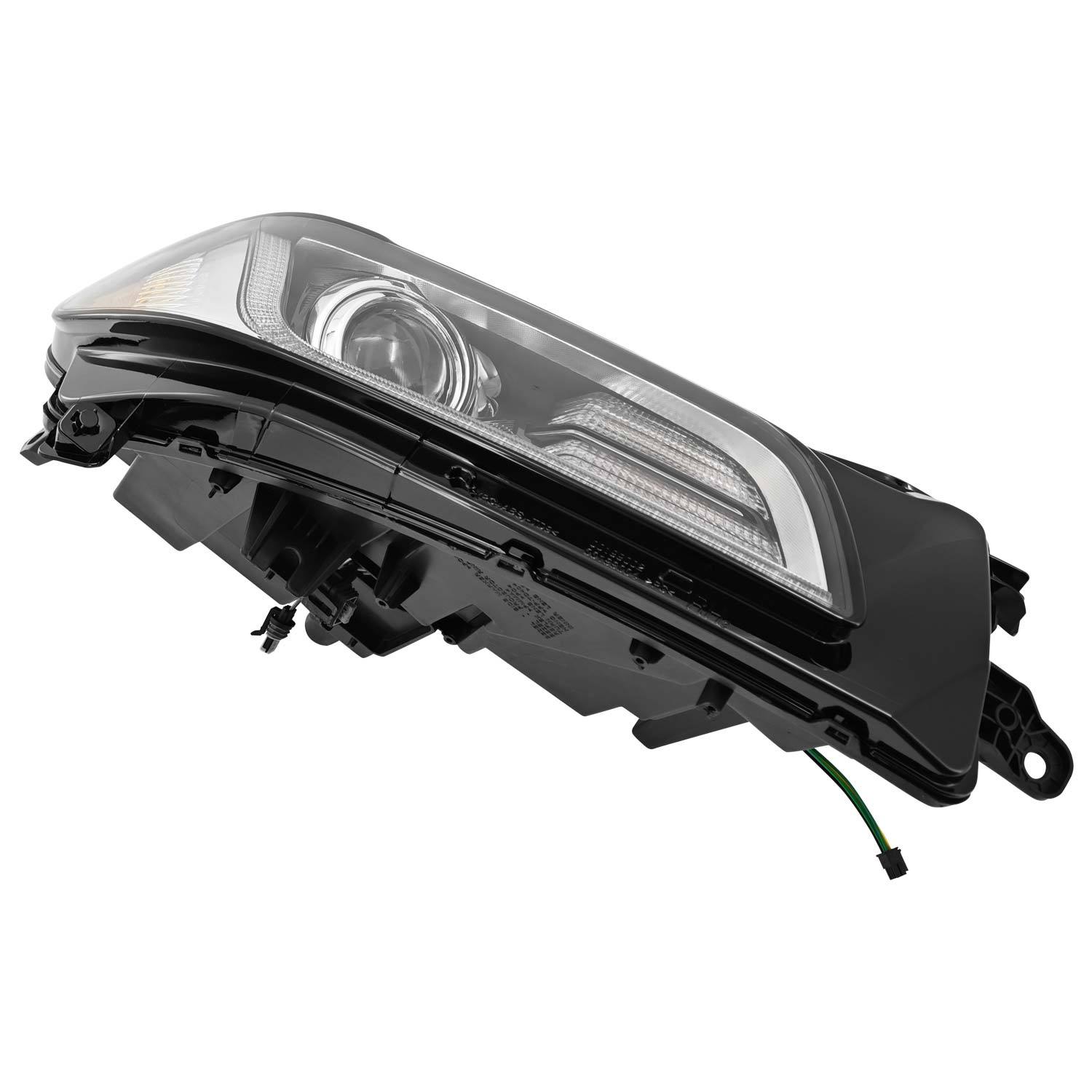 Right Passenger Side Xenon HID Headlight Assy for 2017-2020 Lincoln Continental 2.7L 3.0L EcoBoost 3.7L Duratec, w/Headlamp Leveling