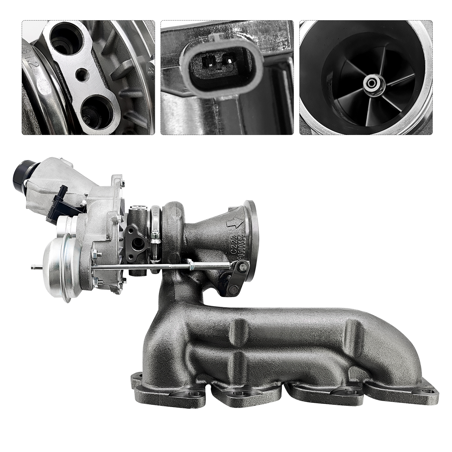 AL0072 Turbocharger 208-211Hp, Turbo Fits M274 2.0T Engine, for Infiniti 2016-2019 Q50 2.0L/ 2017-2019 Q60 2.0
