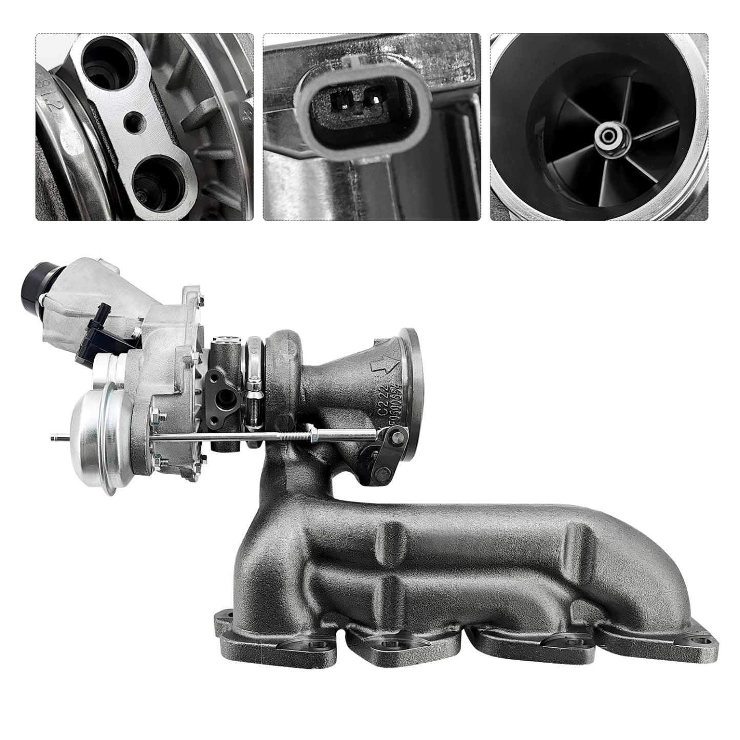 AL0072 Turbocharger 208-211Hp, Turbo Fits M274 2.0T Engine, for Infiniti 2016-2019 Q50 2.0L/ 2017-2019 Q60 2.0