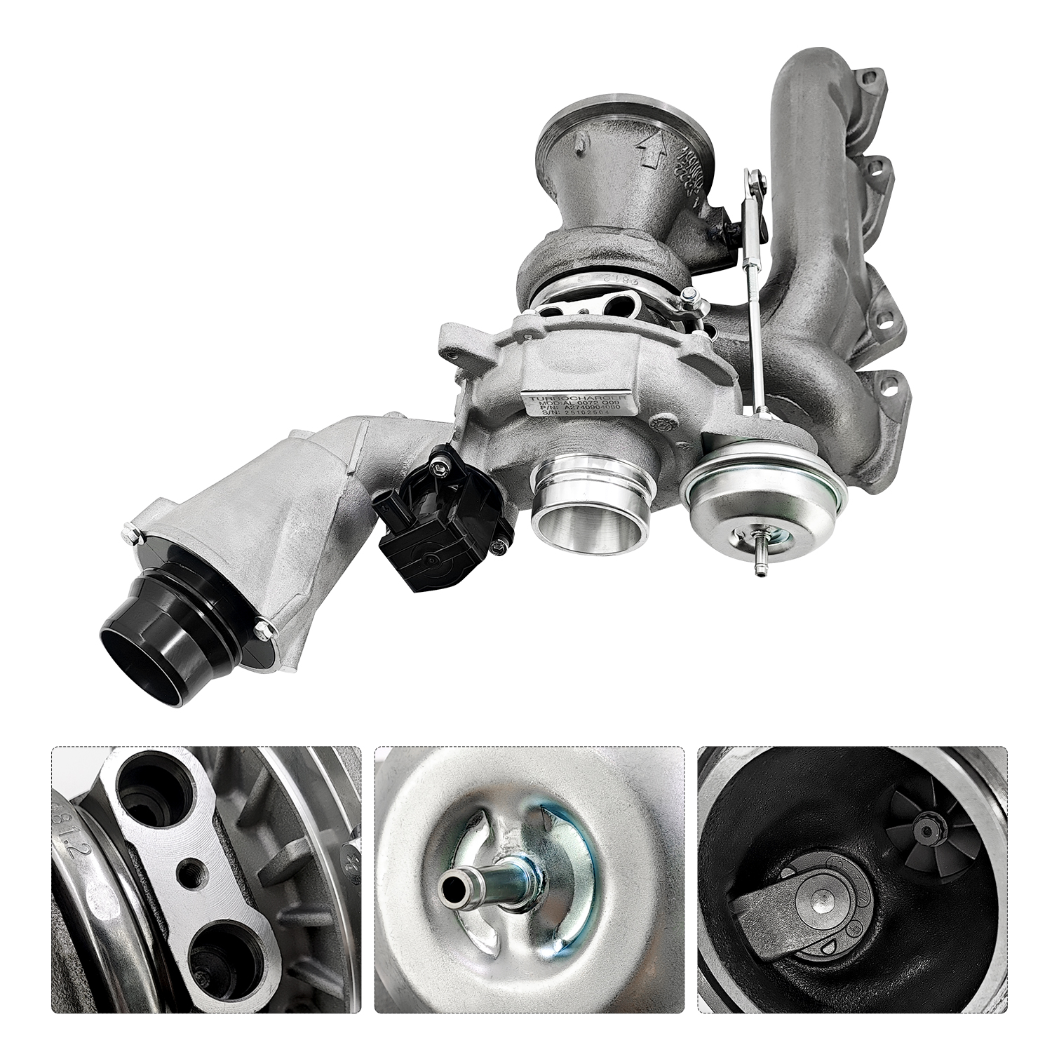 AL0072 Turbocharger 208-211Hp, Turbo Fits M274 2.0T Engine, for Infiniti 2016-2019 Q50 2.0L/ 2017-2019 Q60 2.0