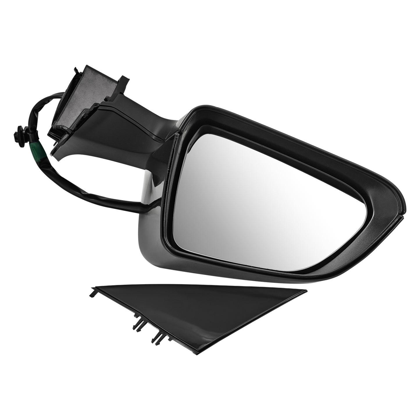 Left Driver Side Mirror Fits for Tesla Model 3 2021-2025,  No Antenna, 10-Pin, Power Folding and Adjustment, Position Memory, Heated Defrost