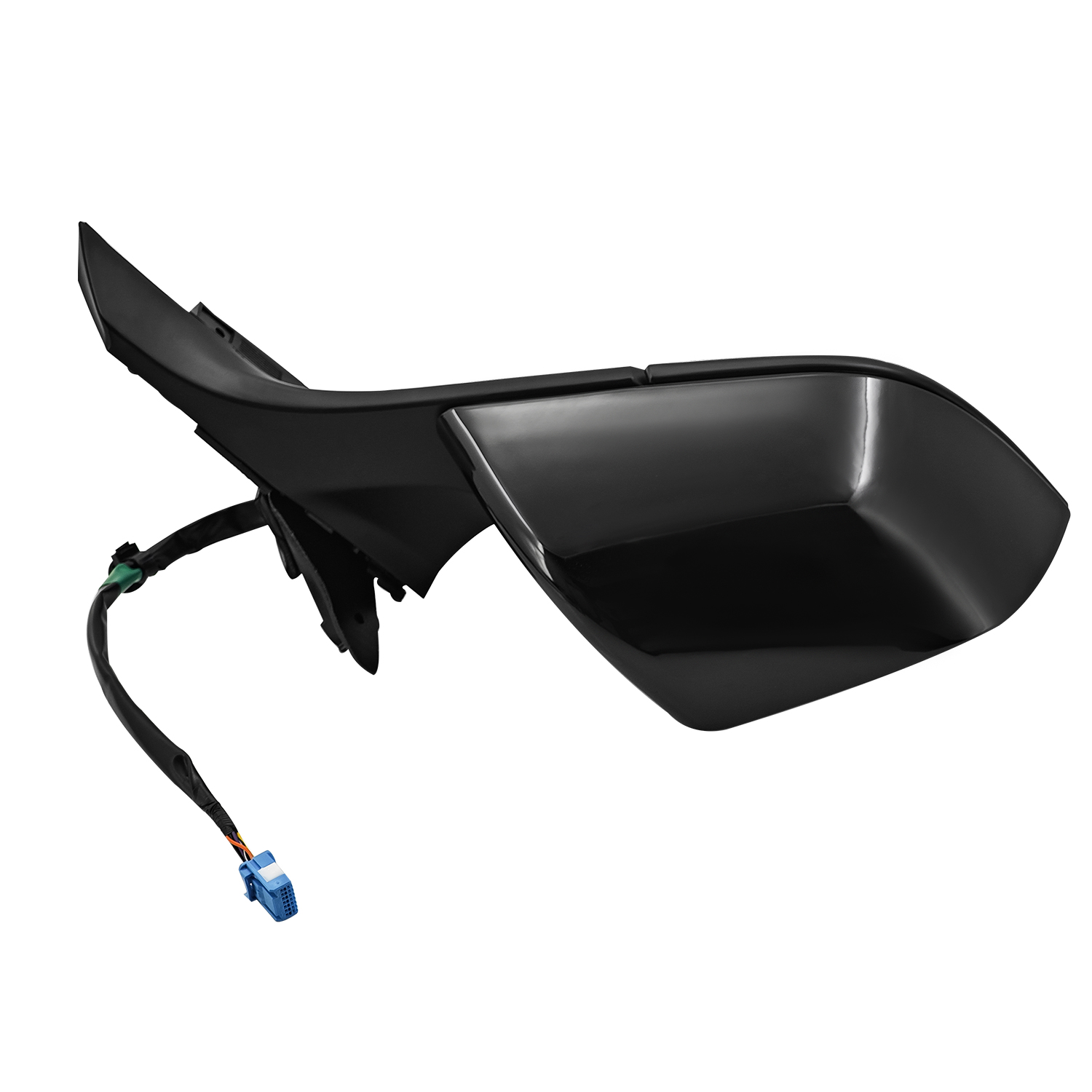 Right Passenger Side Mirror Fits for Tesla Model 3 2021-2025,  No Antenna, 10-Pin, Power Folding and Adjustment, Position Memory, Heated Defrost