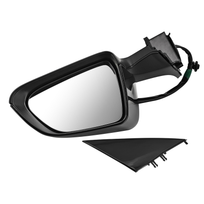 Right Passenger Side Mirror Fits for Tesla Model 3 2021-2025,  No Antenna, 10-Pin, Power Folding and Adjustment, Position Memory, Heated Defrost