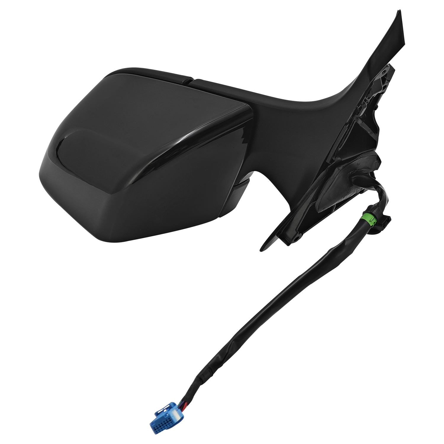 Left Driver Side Mirror New for Tesla Model 3 2021-2025, 11-Pin Stealth Gray, Electronic Auto-Dimming, Power Folding, Position Memory, Heated Defrost, No Antenna 