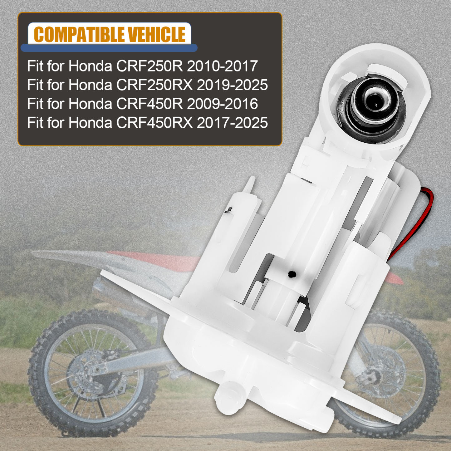 Fuel Pump Fits for Honda CRF250R CRF250RX CRF450R CRF450RX 2009-2025