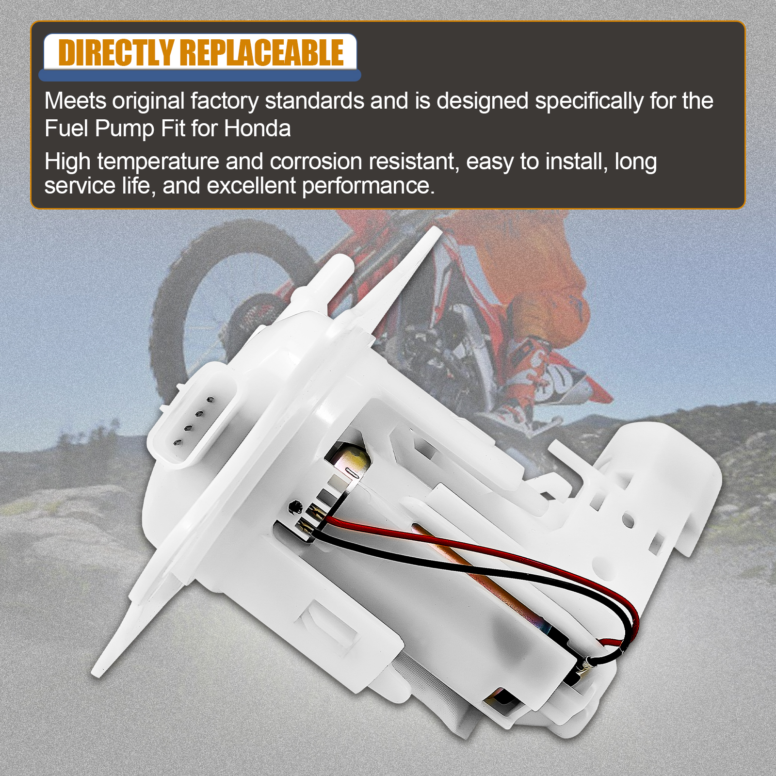 Fuel Pump Fits for Honda CRF250R CRF250RX CRF450R CRF450RX 2009-2025