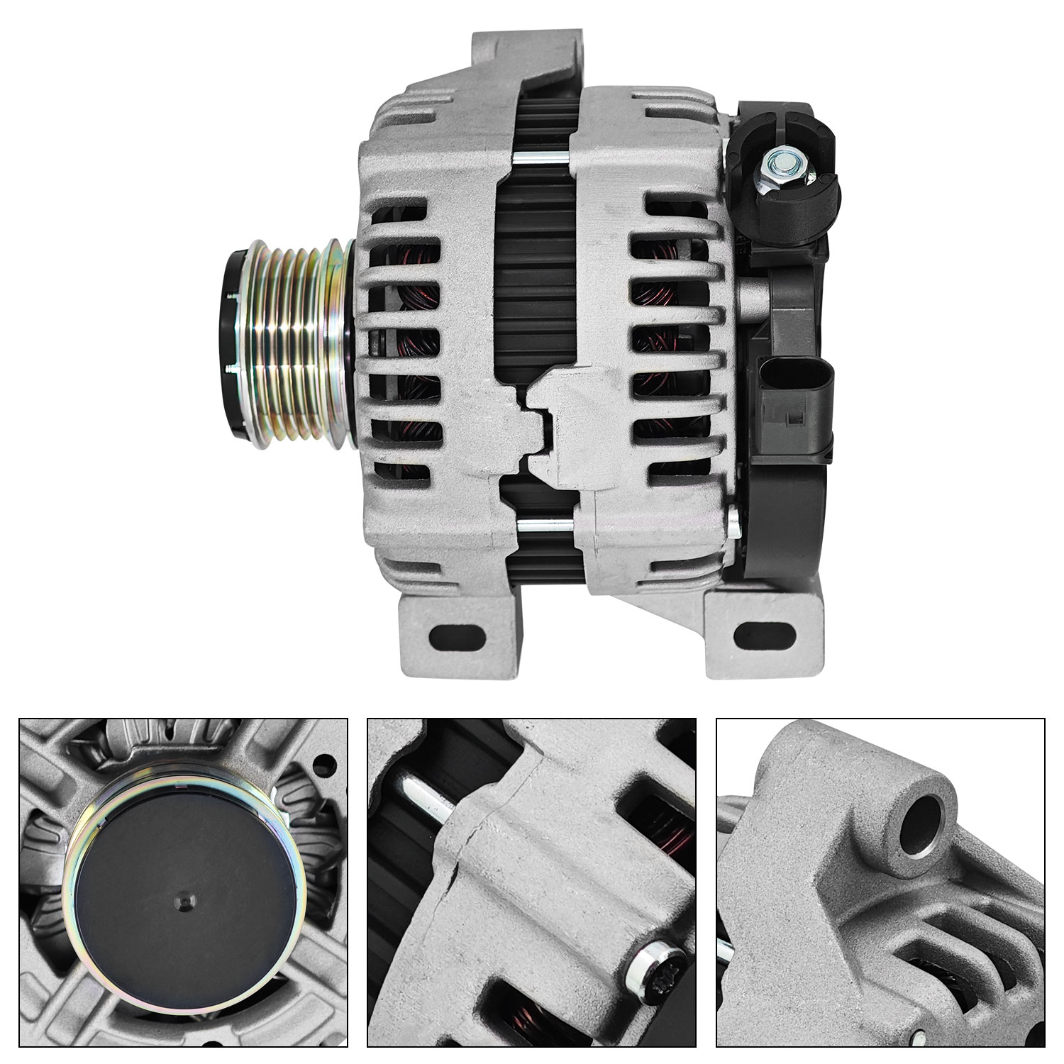 150A 12V Alternator Compatible with Volvo C30 C70 2007-2013 S40 V50 2007-2011 2.4L 2.5L