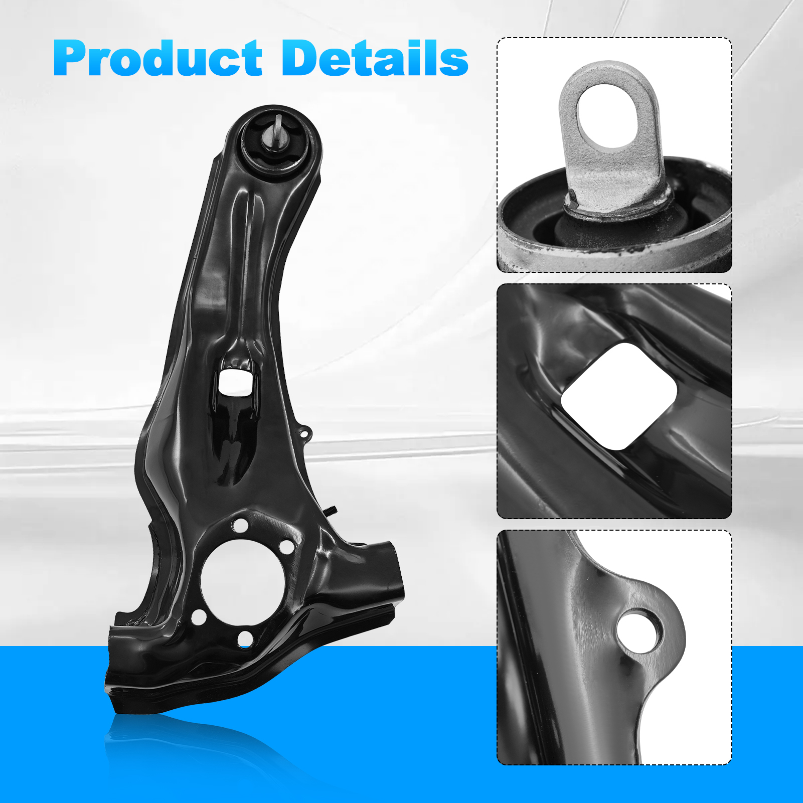 Left & Right Rear Suspension Trailing Arm Link for Jeep Compass 2007-2016, Patriot 2007-2017 