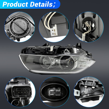 HID Xenon Headlight for BMW 5-Series 535i 528i F10 F18 2011-2013 550i 2011-2012 - Right Passenger Side