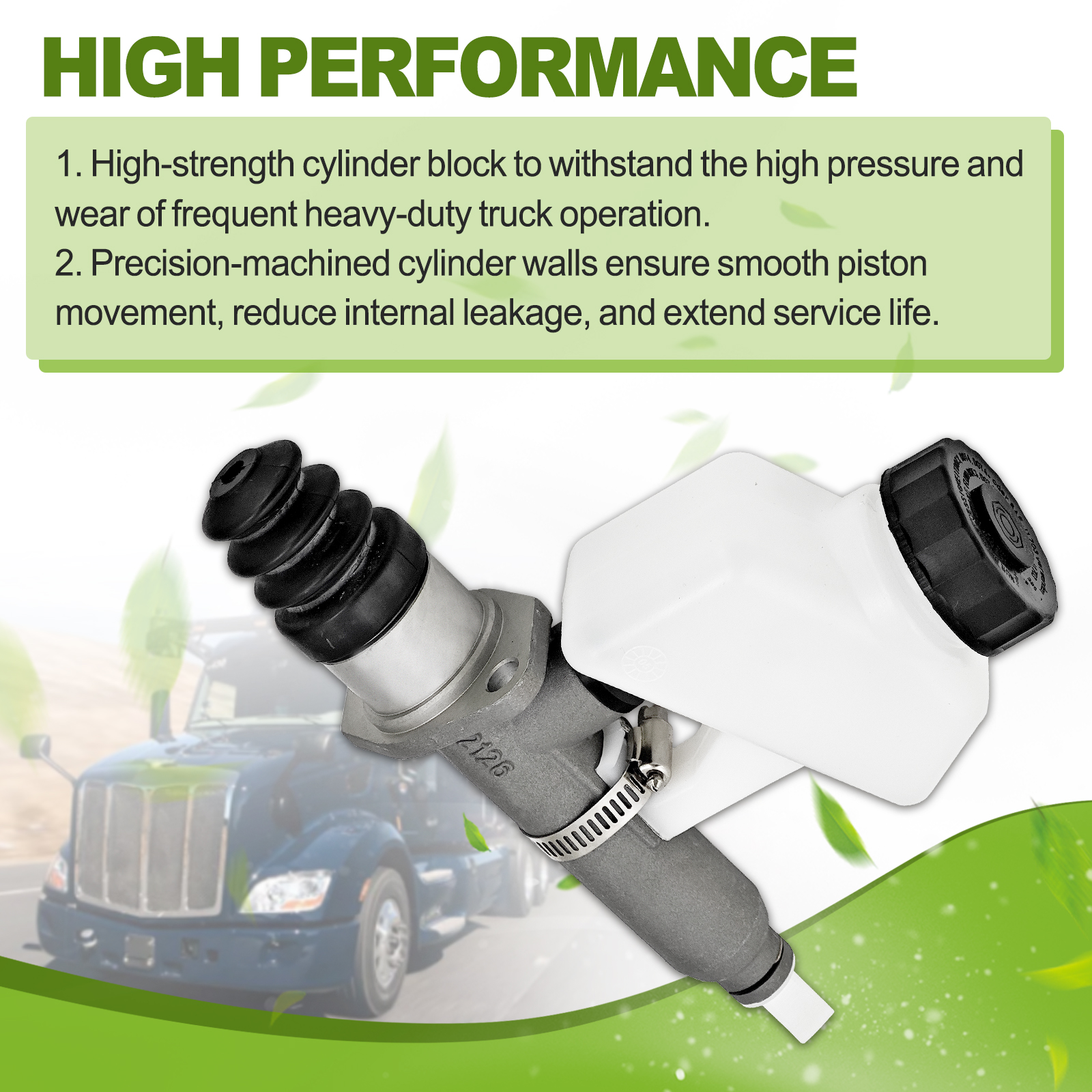  Clutch Cylinder Master with Reservoir for PACCAR Kongsberg #1000284701AM