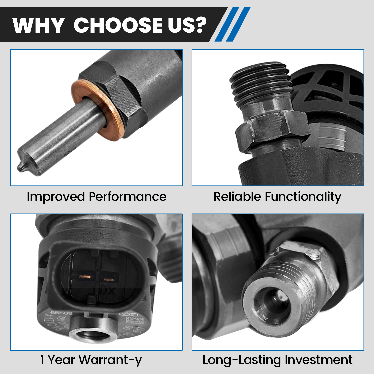 Diesel Fuel Injector Compatible with BMW 1 3 5 Series X1 X3 X4 X5 X6 2.0d 3.0d（1 PCS）