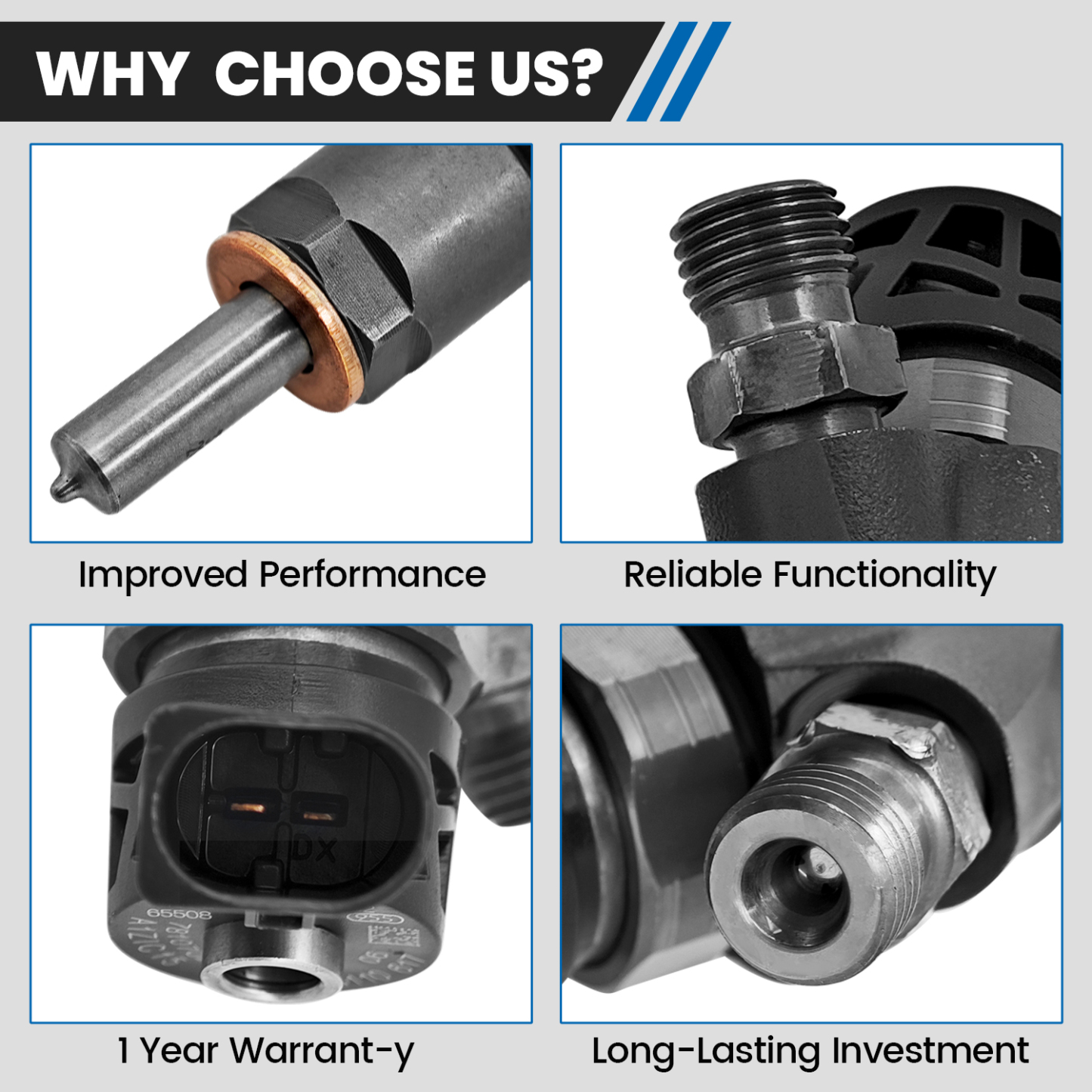 Diesel Fuel Injector Compatible with BMW 1 3 5 Series X1 X3 X4 X5 X6 2.0d 3.0d（1 PCS）