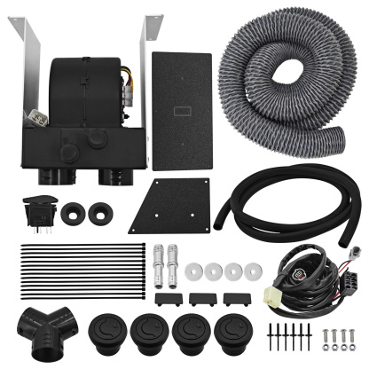 Cab Heater Kit With Defrost Fits for Honda Pioneer 1000-3/Pioneer 1000-5 2016-2025 18,000 BTU Heater