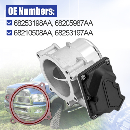 Throttle Body for Ram 2500/3500/4500/5500 6.7L 2010-2024 68253198AA