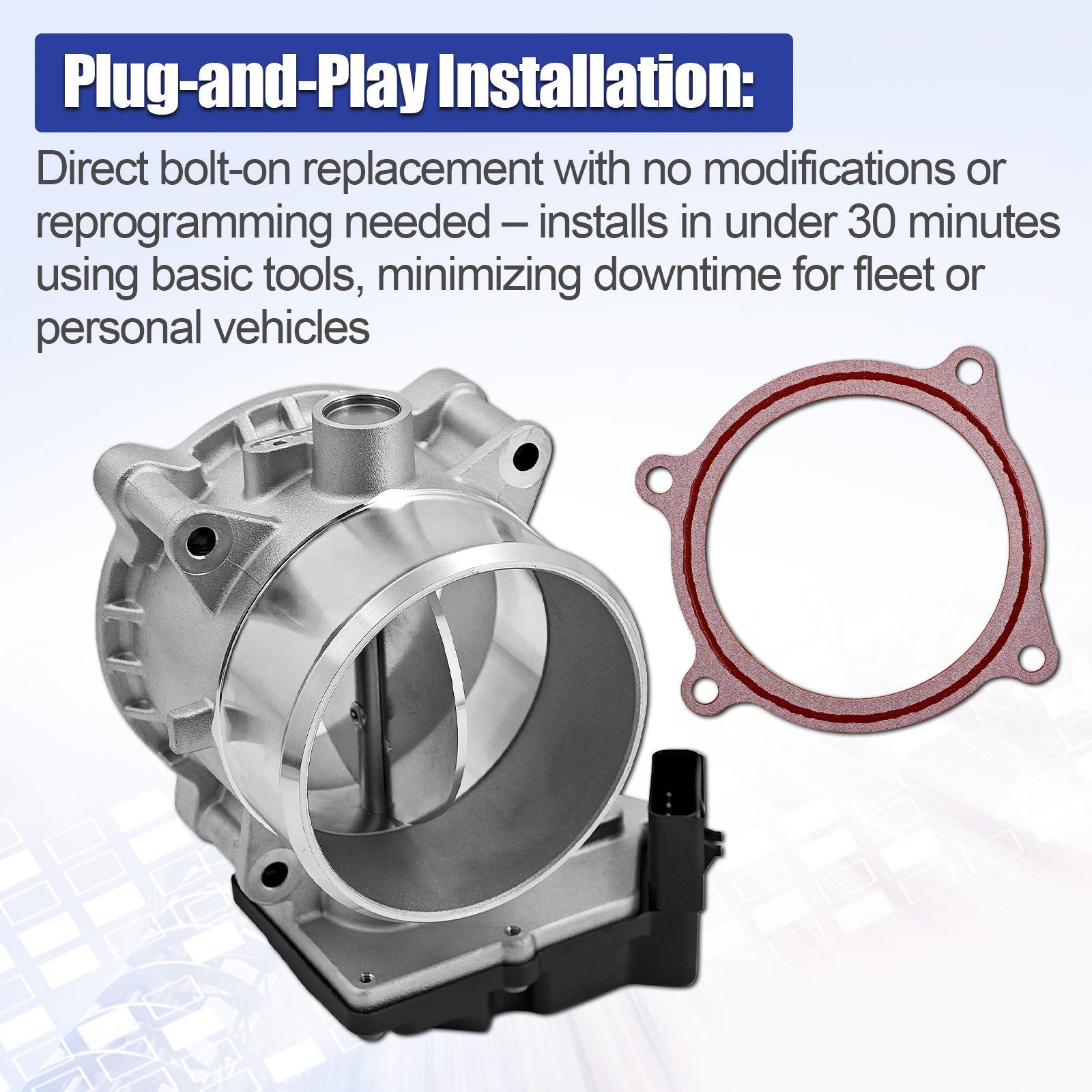 Throttle Body for Ram 2500/3500/4500/5500 6.7L 2010-2024 68253198AA