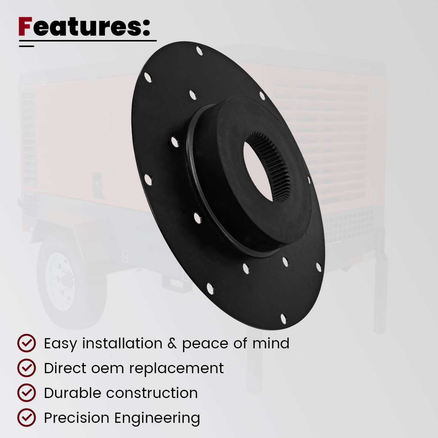 Drive Coupler Fits for Sullivan Palatek Air Compressor D185PIZ4 D185 D185P