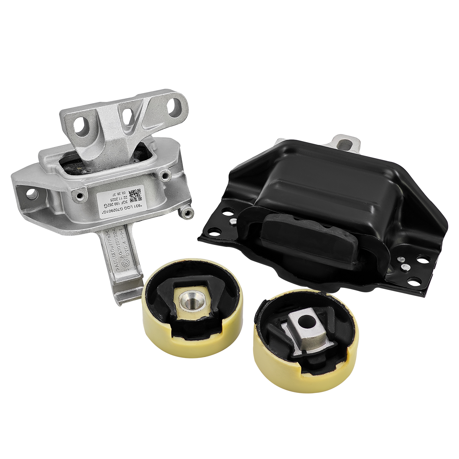 Engine & Transmission Mount Kit 4Pcs for Volkswagen 2018-2023 Atlas, 2020-2023 Atlas Cross Sport, 2019 2022 Teramont V6 3.6L