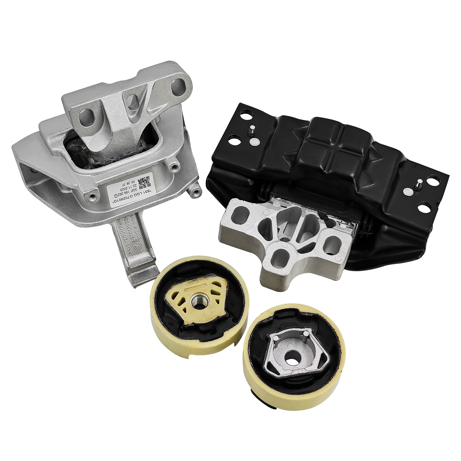 Engine & Transmission Mount Kit 4Pcs for Volkswagen 2018-2023 Atlas, 2020-2023 Atlas Cross Sport, 2019 2022 Teramont V6 3.6L