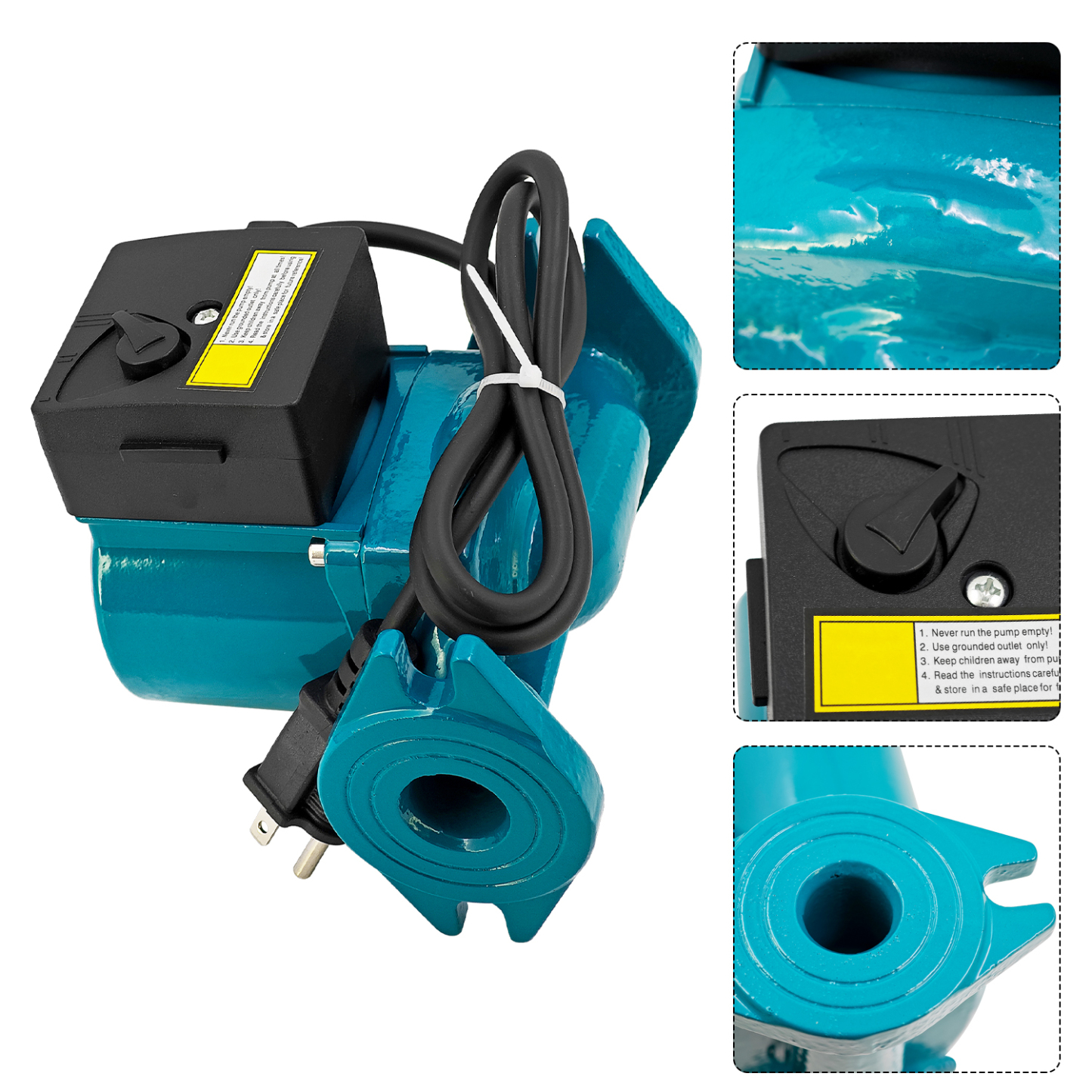 Cast Iron Circulator Pump 1/8HP 115 V Single Phase Circulating Pump 0014F1