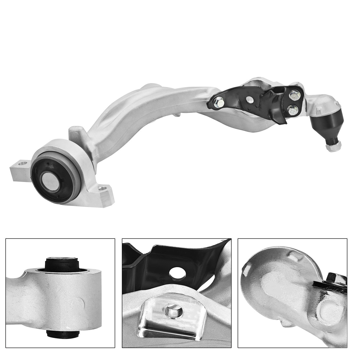 Front Lower & Upper Control Arm Kit for Infiniti M56/M37 2011-2013, M35h 2012-2013, Q70/Q70L 2015-2019 RWD