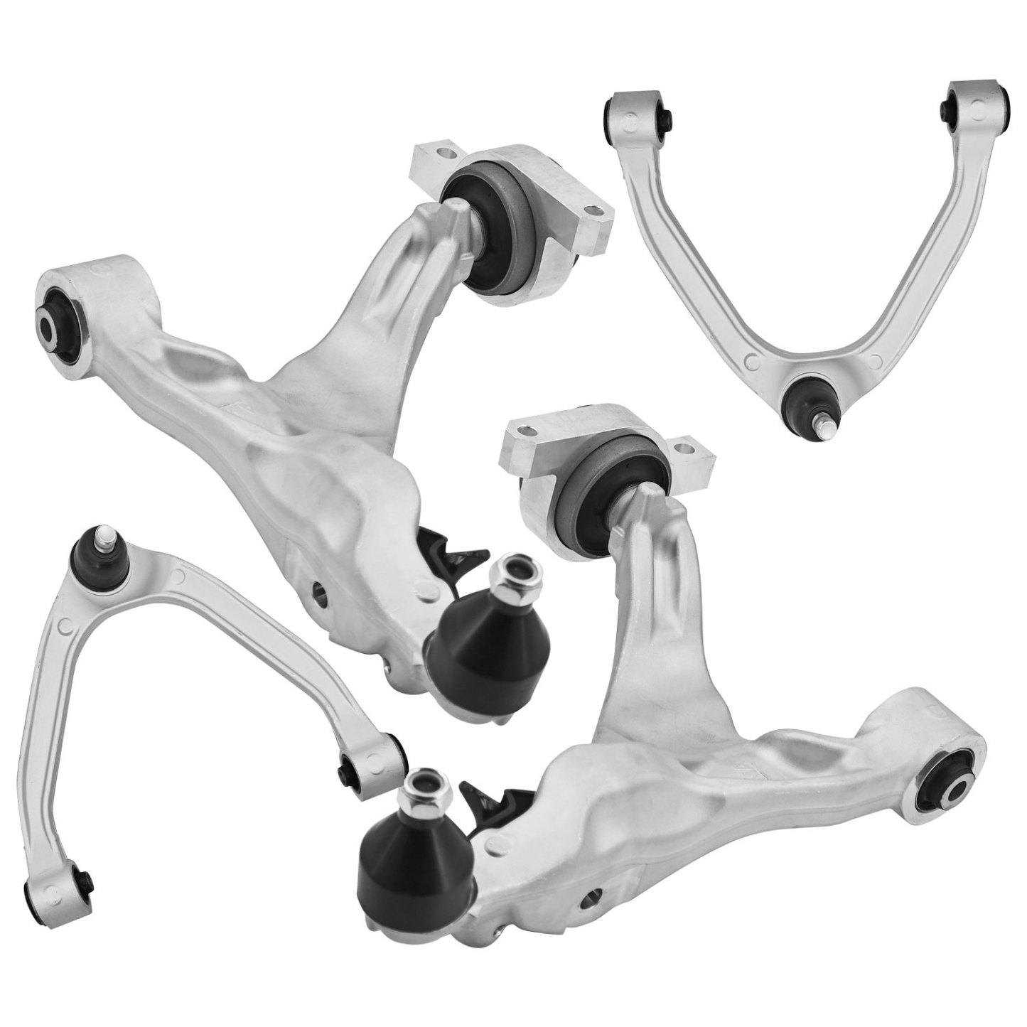 Front Lower & Upper Control Arm Kit for Infiniti M56/M37 2011-2013, M35h 2012-2013, Q70/Q70L 2015-2019 RWD