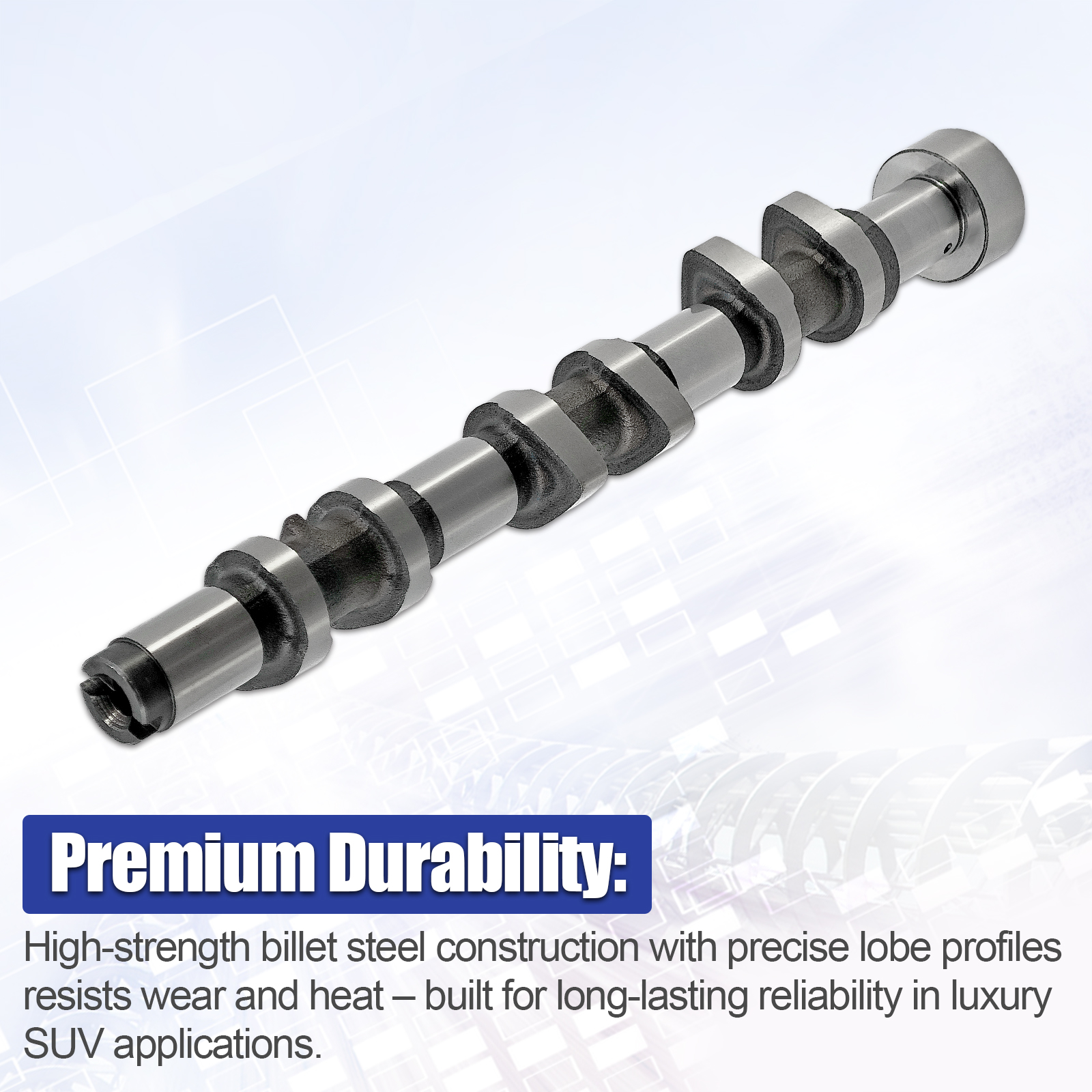 Left Intake Camshaft Fit for Range Rover 2014-2019, Discovery/LR4 2014-2020, Fit for Jaguar 2014-2020 3.0L V6 AJ126 306PS Engine