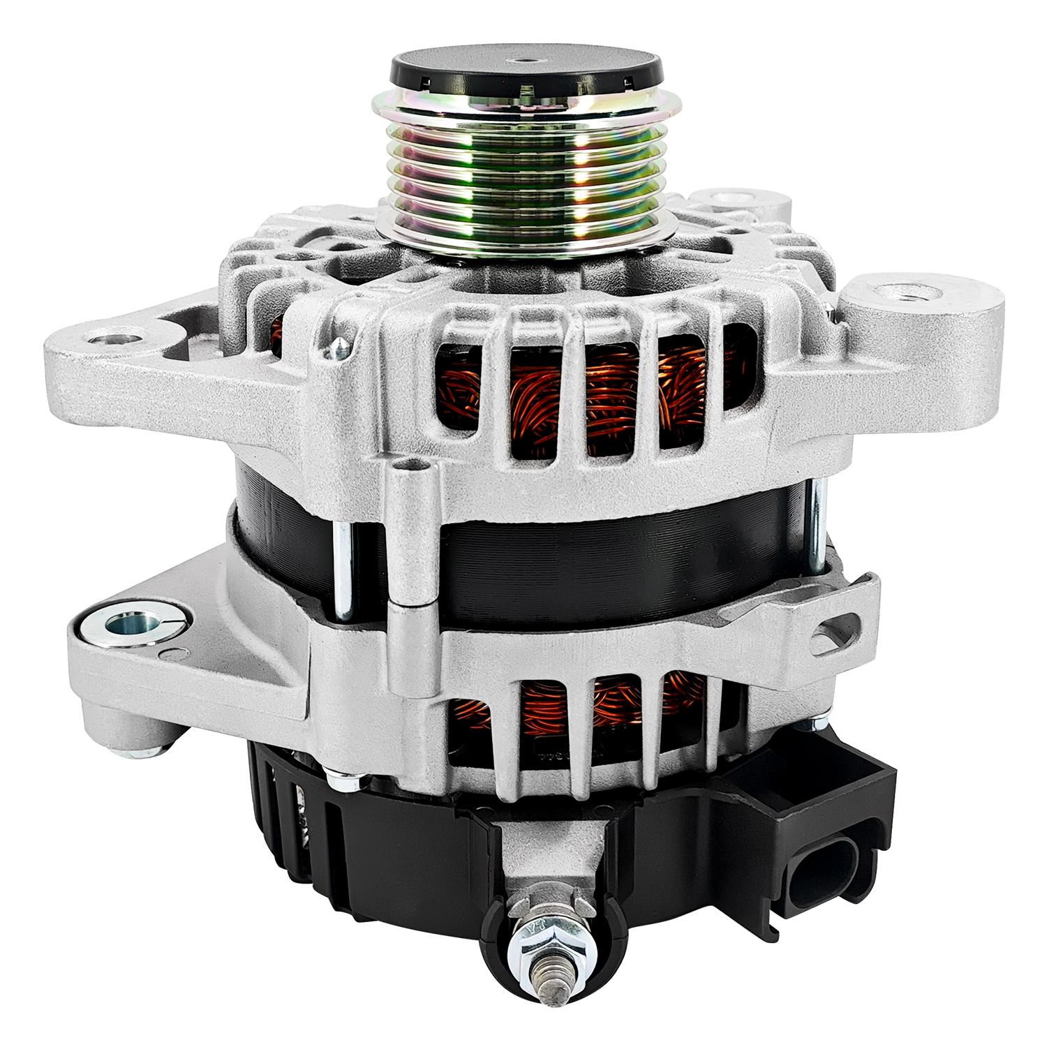 150A 12V Alternator Fits for Hyundai Elantra Kona Accent 2020-2025 1.6L L4 Fit for Kia Rio Seltos K4 2020-2025 1.6L L4