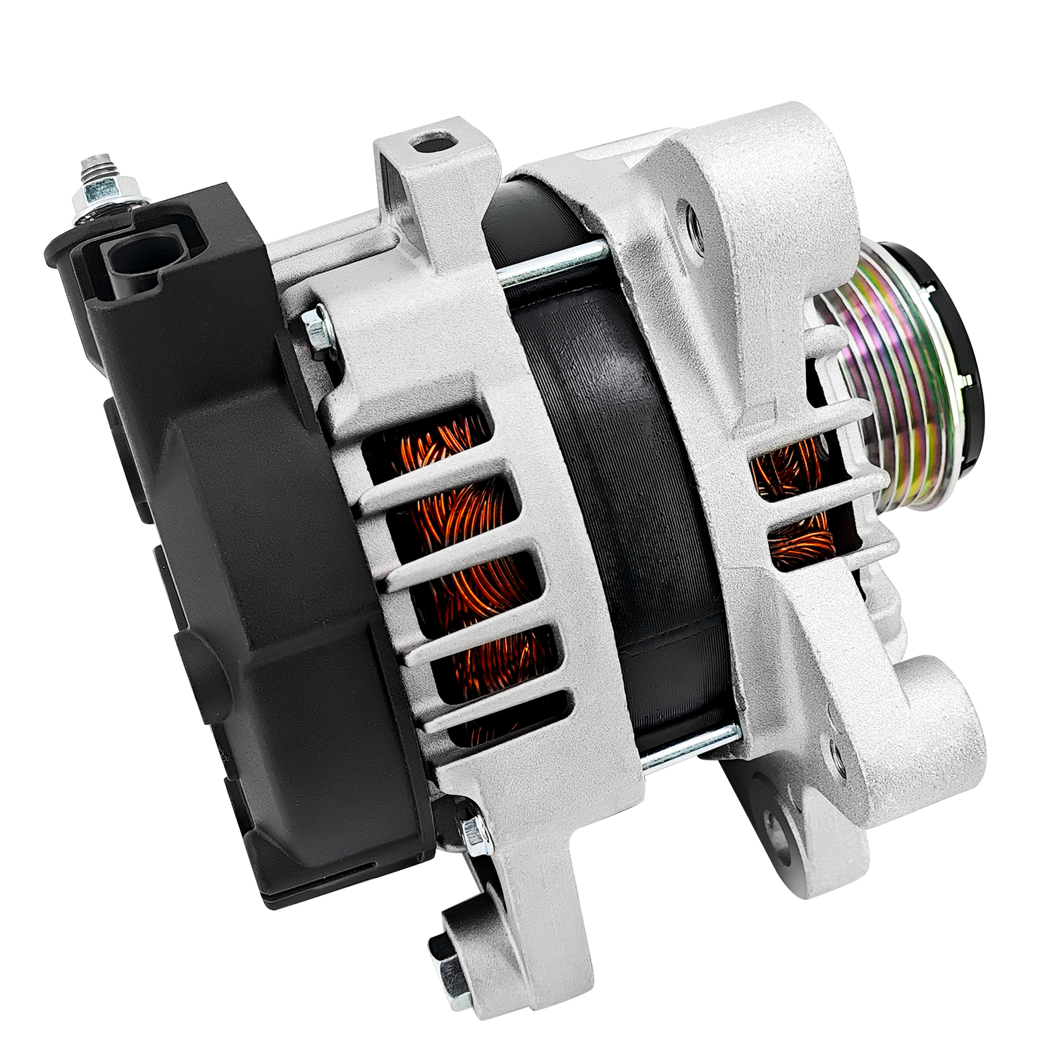 150A 12V Alternator Fits for Hyundai Elantra Kona Accent 2020-2025 1.6L L4 Fit for Kia Rio Seltos K4 2020-2025 1.6L L4