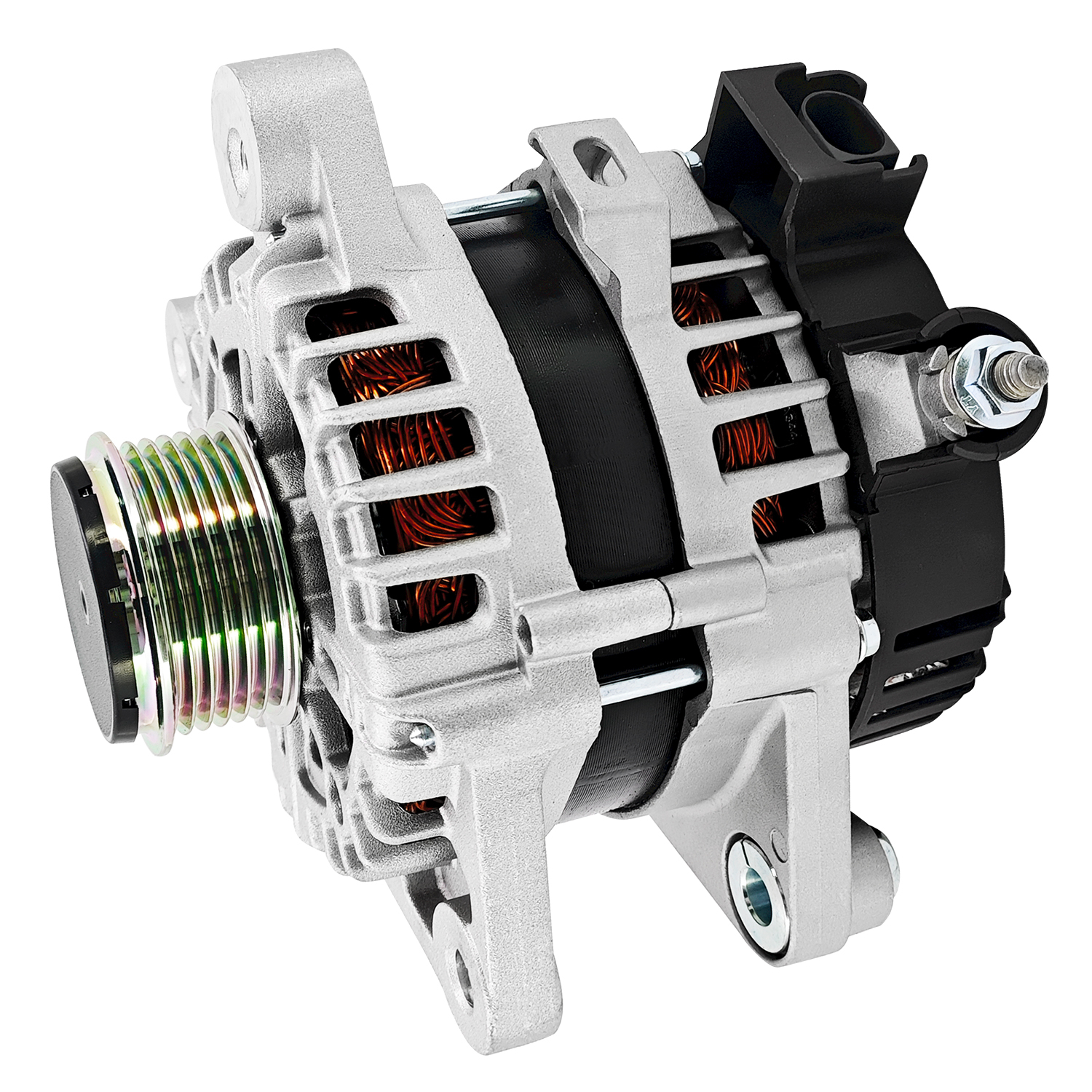 150A 12V Alternator Fits for Hyundai Elantra Kona Accent 2020-2025 1.6L L4 Fit for Kia Rio Seltos K4 2020-2025 1.6L L4