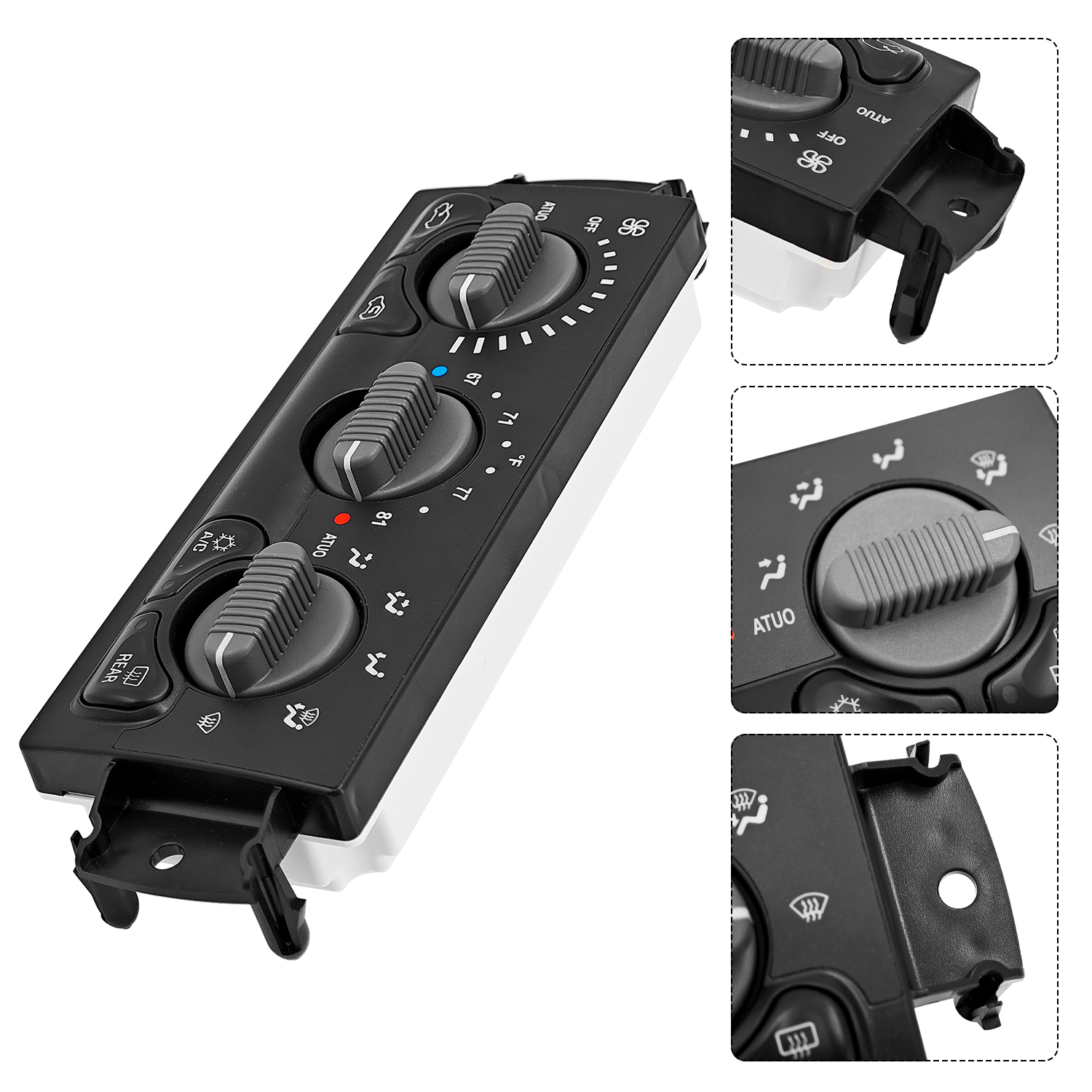 Climate Control Module for Chevy Avalanche Silverado Suburban Tahoe 2000-2002 for GMC Sierra and Yukon 2000-2002