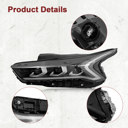 LED Headlight Left Driver Side for Kia K5 GT GT-Line 2021-2024 (NOT compatible with LX/LXS/EX)